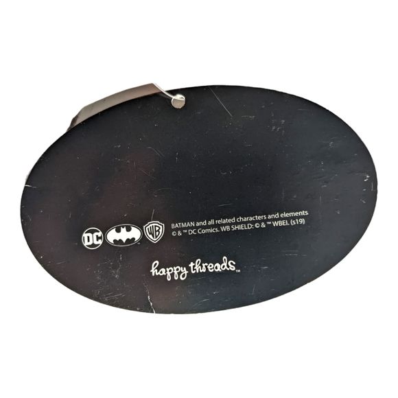 Happy Threads 6-9m "Pow Zap Ready for Action Batman Rompers (2) w/ Bat Hood - Picture 9 of 10